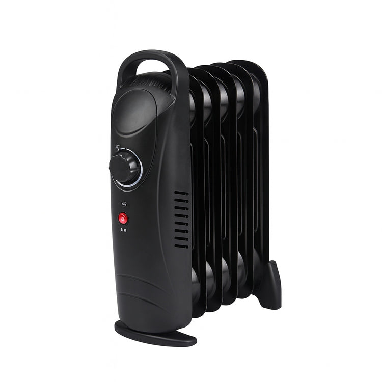 Mini tepalinis radiatorius „Kaspar“ su termostatu, 500 W, 5 sekcijos