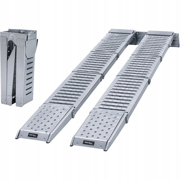 Plieninės pakrovimo rampos „Kraft&Dele KD12682“, iki 2200 kg, 2 vnt.