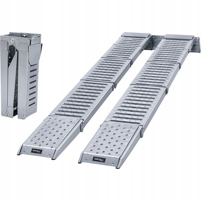 Plieninės pakrovimo rampos „Kraft&Dele KD12682“, iki 2200 kg, 2 vnt.