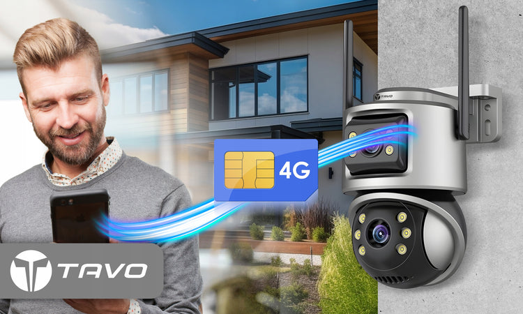 Lauko Wi-Fi kamera „Tavo Guardia“, 10 MP, 4K, besisukanti – nuotrauka 4