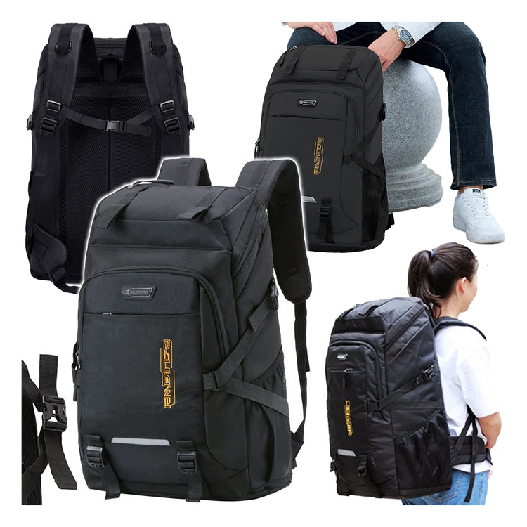 Talpi sportinė taktinė kuprinė su 4 skyriais, 50 l, juoda