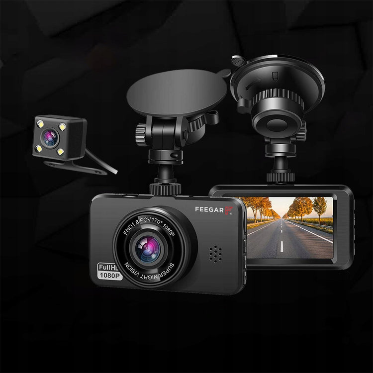 Vaizdo registratorius „Feegar Patrol HDR“ su galine kamera – nuotrauka 3