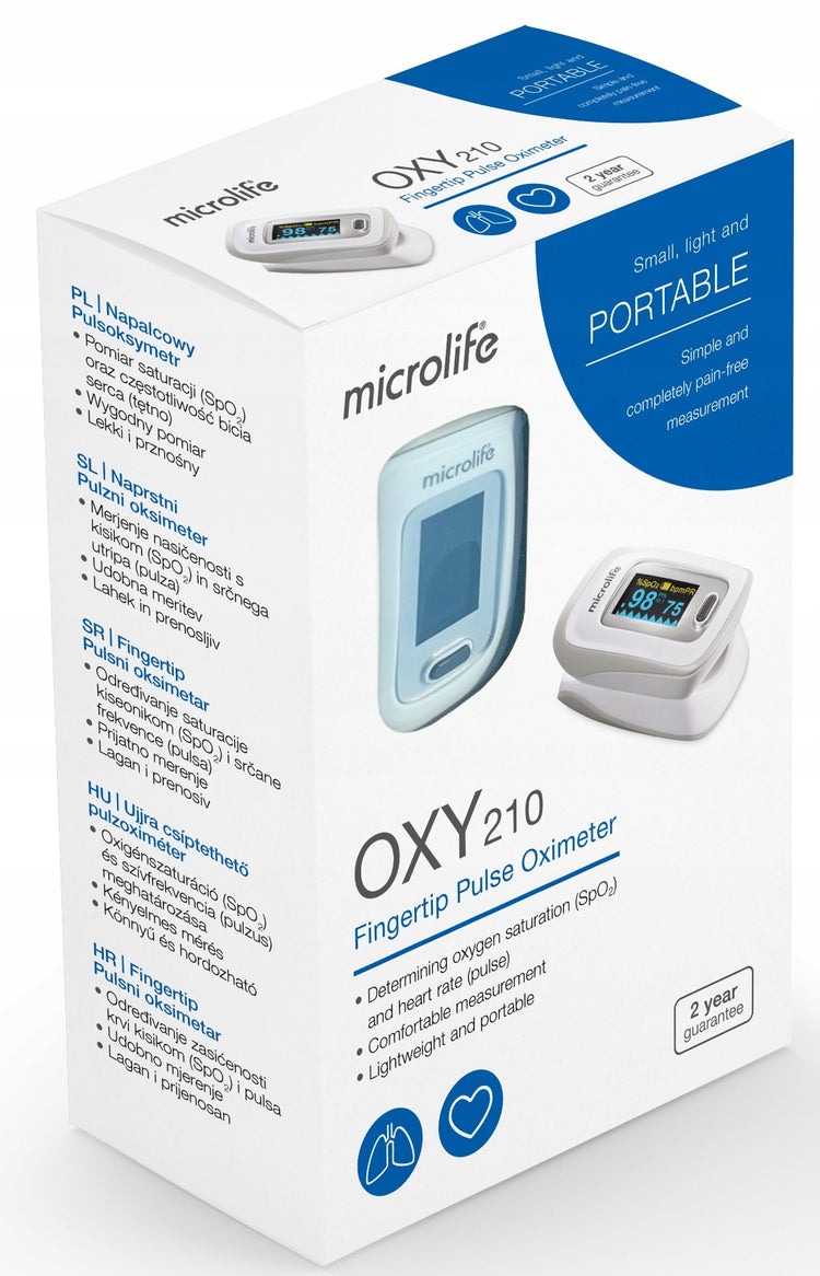 Pirštinis pulsoksimetras „Microlife OXY“