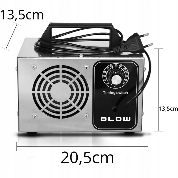 Ozono generatorius „Blow“ 60 000 mg/h, 140 W, su laikmačiu