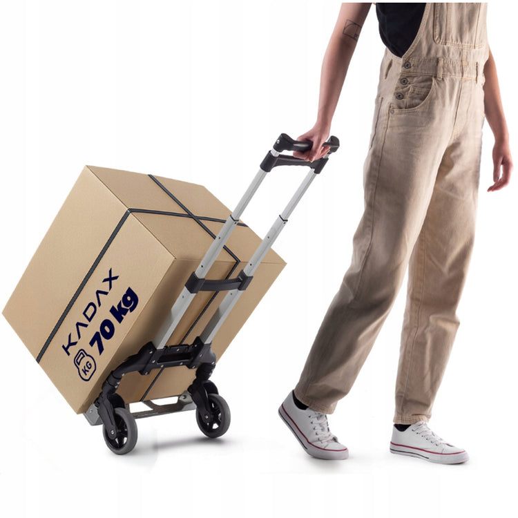 Lengvas aliumininis sulankstomas vežimėlis „Kadax K10071“, iki 70 kg