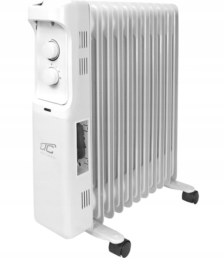 Tepalinis radiatorius su termostatu, 2500 W, 11 sekcijų – nuotrauka 4