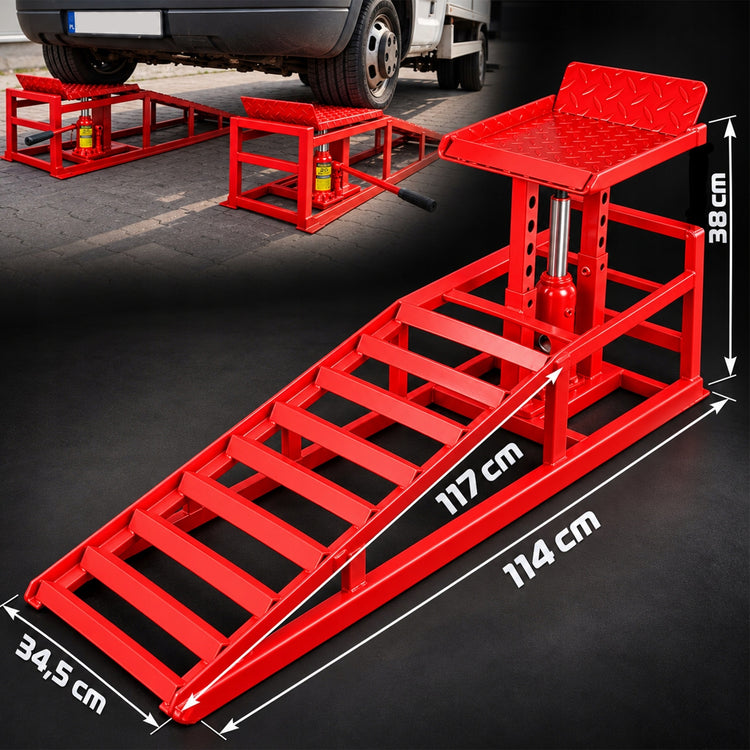 Automobilio rampos su keltuvu „Toolme TM024“, 4 t, 2 vnt.