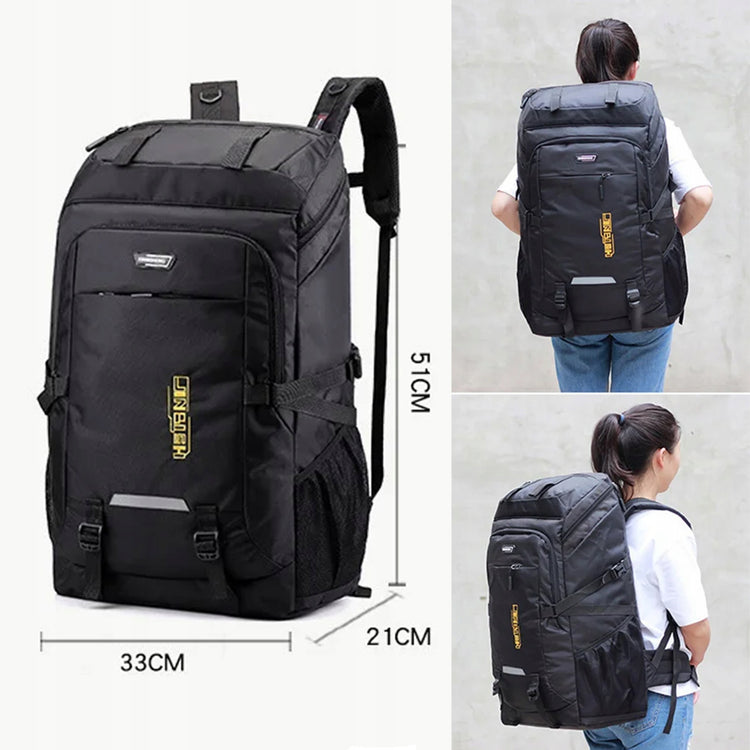 Talpi sportinė taktinė kuprinė su 4 skyriais, 50 l, juoda