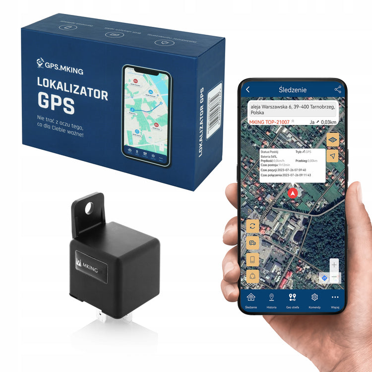 GPS sekiklis automobiliui „MKING MK67“ su nuotoliniu kuro padavimo atjungimu