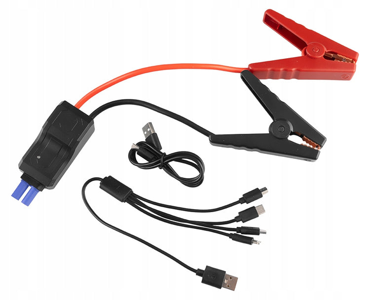 Automobilio užvedimo įrenginys su išorine baterija „Neo Tools 11-619“, 12000 mAh, 12 V, su LED