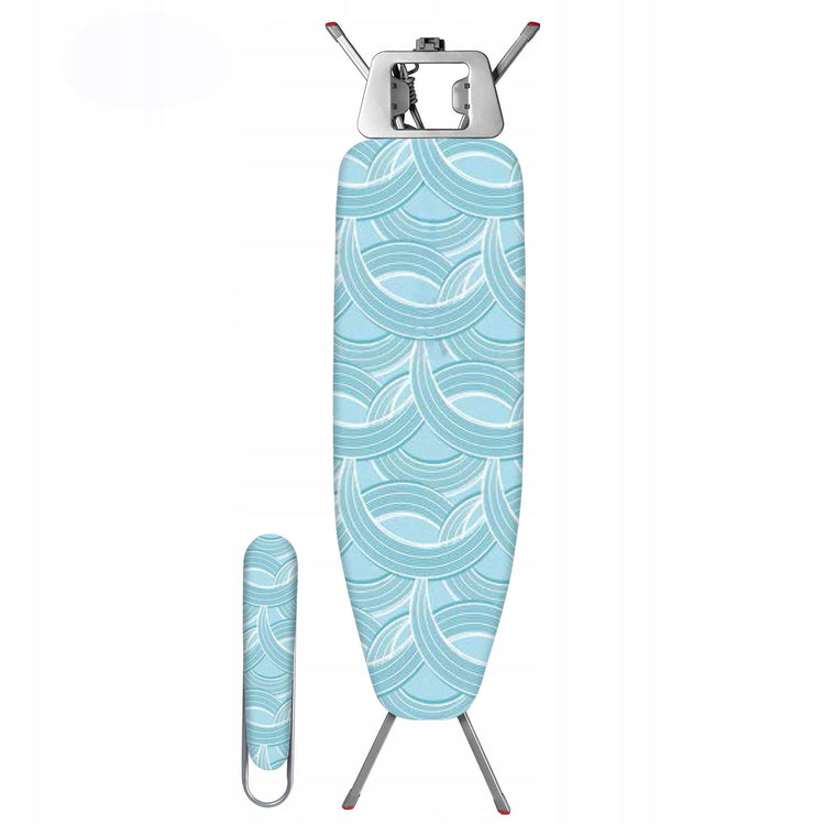 Lyginimo lenta 120 × 38 cm su lizdu, lentynele ir rankovėms skirta lentele
