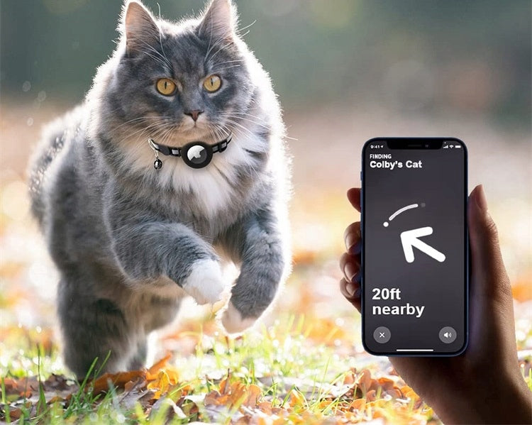 Bluetooth lokatorius augintinio antkakliui, suderinamas su „Apple Find My“