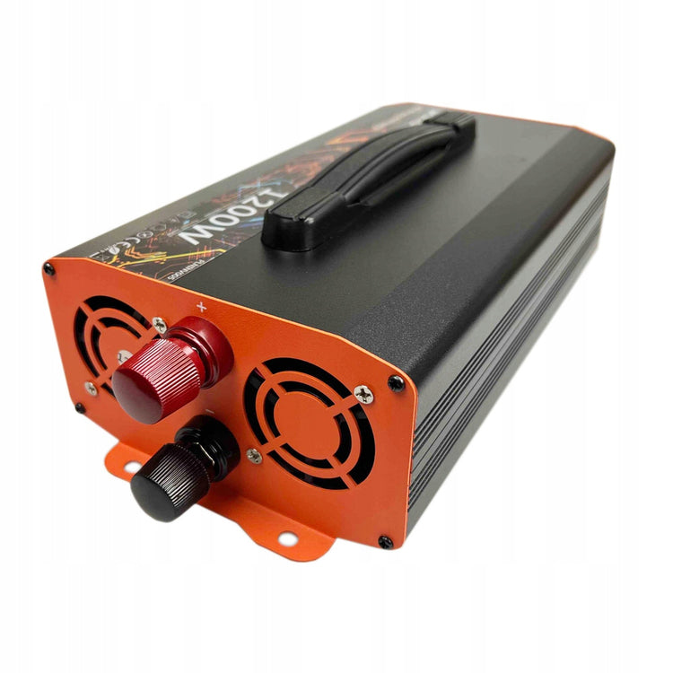 Įtampos keitiklis „Polion“ 12 V / 230 V, 1200 W, gryna sinusinė banga – nuotrauka 4