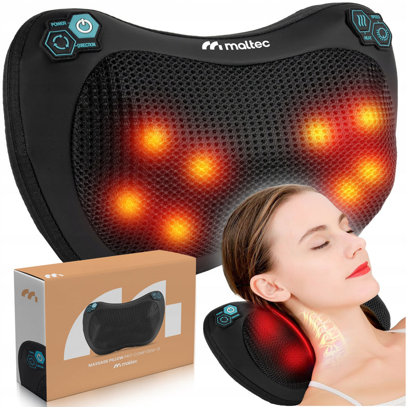Shiatsu masažinė pagalvėlė „Maltec PRO-Comfy“ su šildymu, 30 W