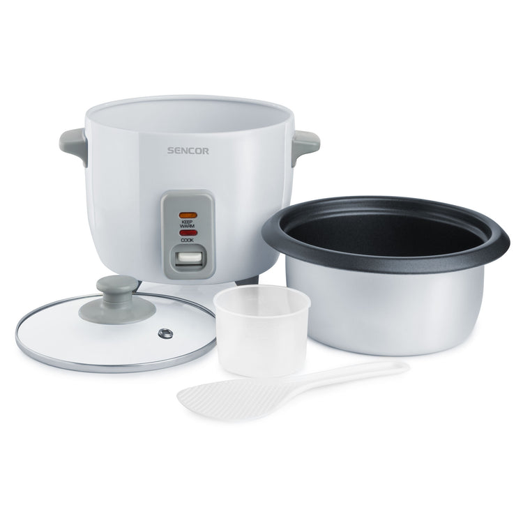 Ryžių viryklė „Sencor SRM 0600WH“, 0,6 l, 300 W, balta