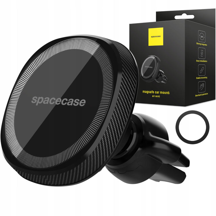 Magnetinis automobilinis telefono laikiklis „Spacecase SC04“ ant ventiliacijos grotelės, MagSafe