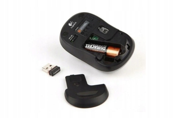 Belaidė pelė „Logitech M185“, 1000 DPI, 2,4 GHz, raudona