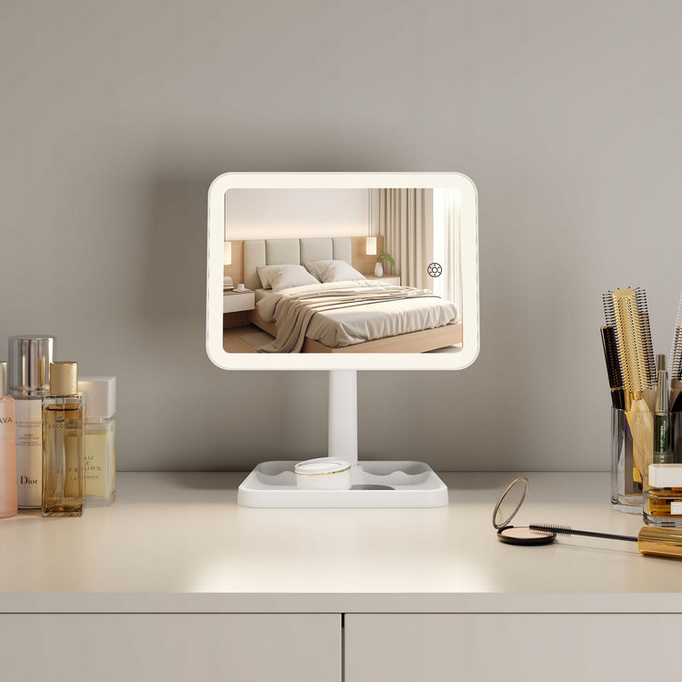 Belaidis kosmetinis veidrodis su LED apšvietimu „Gashio SM465-A“