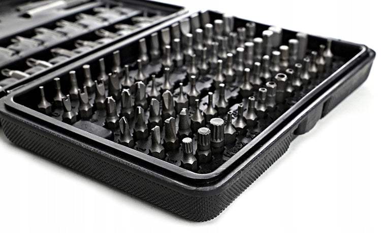 Antgalių rinkinys „Kraft&Dele KD10264“, 100 vnt., Torx, PH, PZ, plokšti ir kt., 1/4“