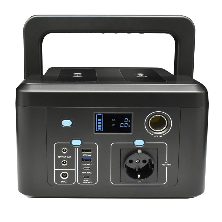Nešiojama energijos stotelė „DVS-PS600“, 600 W, 448 Wh, LiFePO4