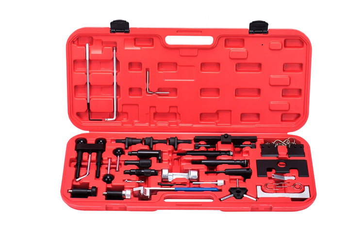 Variklio skirstymo fiksavimo įrankių rinkinys VAG 1.2 12V, 1.9 ir 2.0 TDI „Kraft&Dele KD12503“, 36 dalys