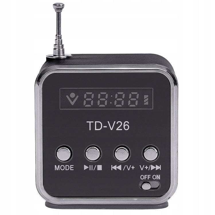 Mini Bluetooth kolonėlė su FM radiju ir LCD ekranu „Retoo“, 3 W