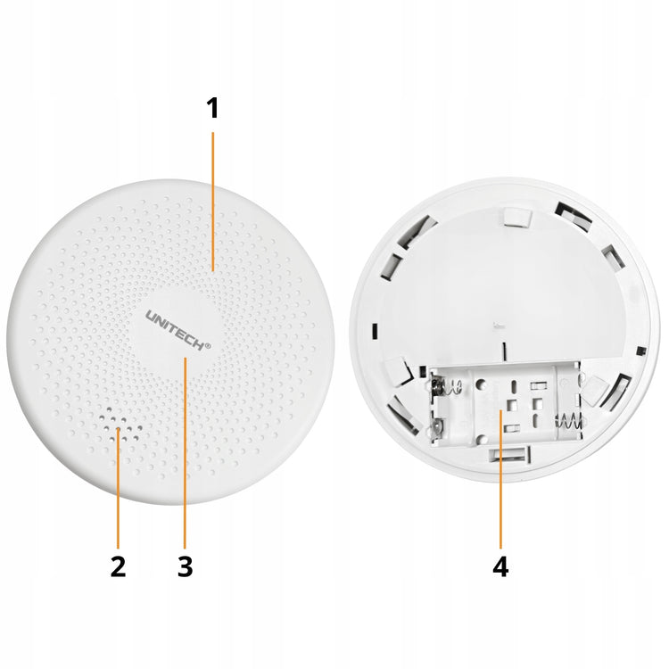 Wi-Fi smalkių dujų ir dūmų detektorius 2in1 „Benetech PC-410“ su Tuya