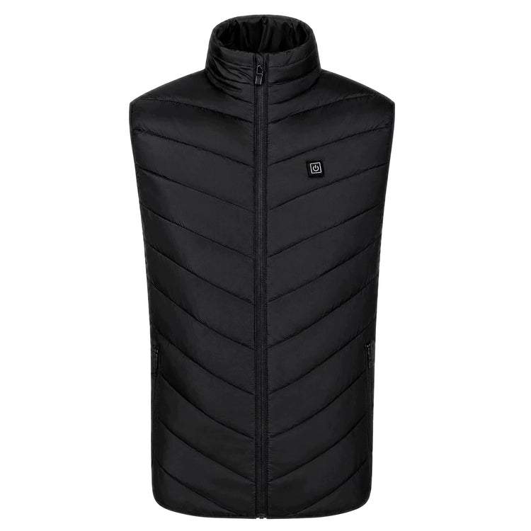 Šildoma liemenė su USB maitinimu, unisex, juoda, L dydis