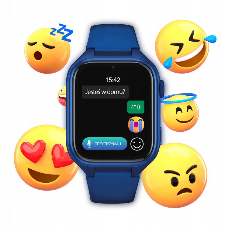Išmanusis laikrodis vaikams „Stelio Junior“ 4G LTE su GPS, SOS ir kamera, IP67