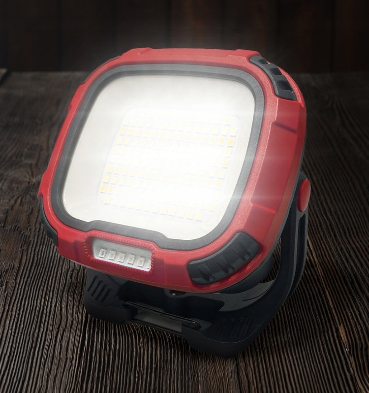 Nešiojamas LED statybinis prožektorius su galios banku „LEDline“, 30 W, 3000 lm, USB-C