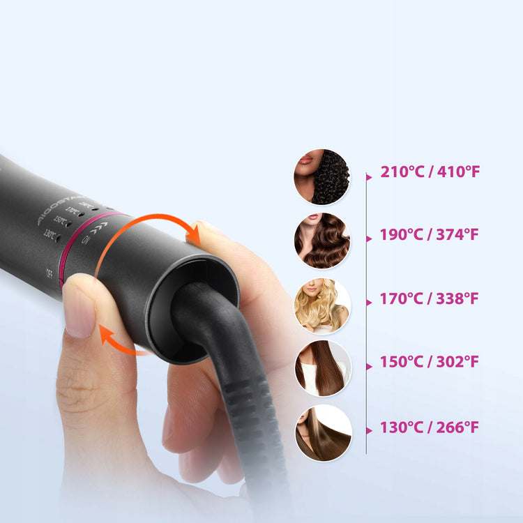 Kelioninės plaukų tiesinimo šukos „Aigostar Tessa“ 2 in 1, 100–240 V