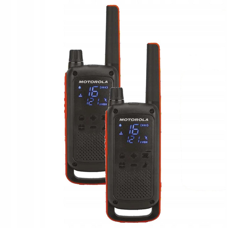 Racijos „Motorola T82“ PMR446, 2 vnt., iki 10 km