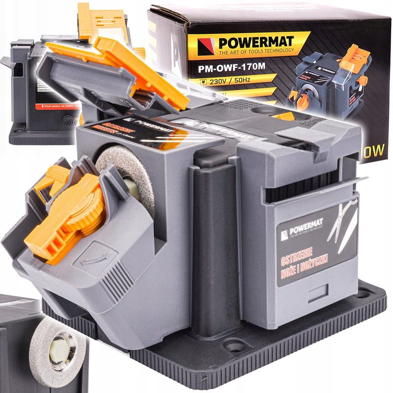 Elektrinis galandiklis 3 in 1 „Powermat“ grąžtams, peiliams ir žirklėms, 170 W