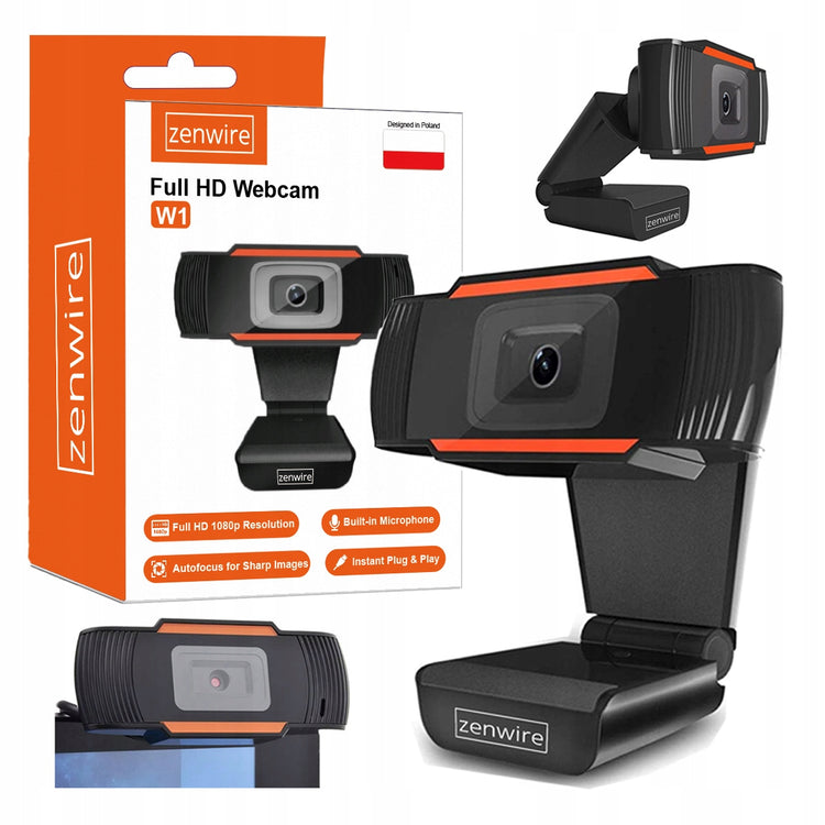Mini internetinė kamera „Zenwire“ Full HD 1080p su mikrofonu