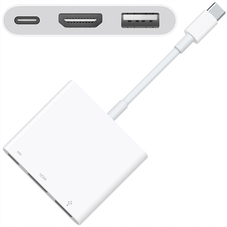 USB-C adapteris „Co2 CO2-0093“ 3 in 1: HDMI 4K, USB ir USB-C