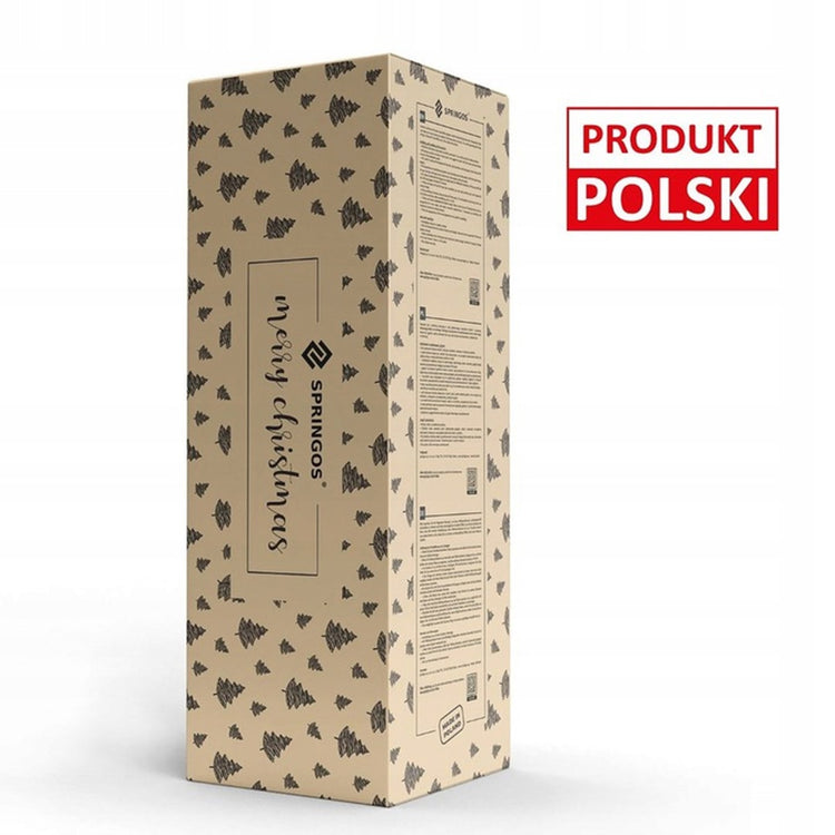 Dirbtinė Kalėdų eglutė „Springos“ Kaukazo eglė, 180 cm, tanki, su stovu