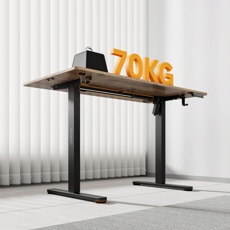 Elektra reguliuojamo aukščio stalas „SENSE7“ 120 × 60 cm, 72–118 cm