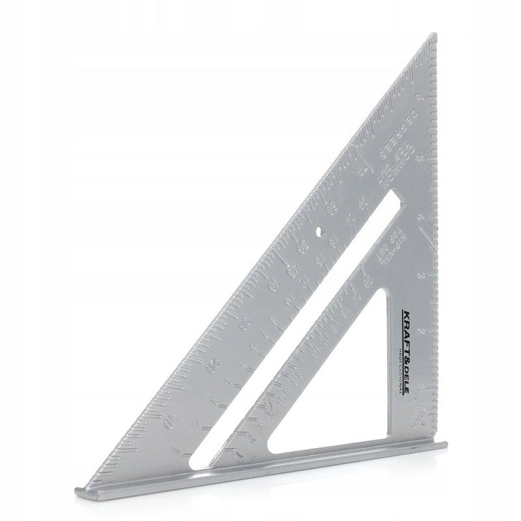 Aliuminis staliaus kampainis su skale „Kraft&Dele KD10372“, 180 mm