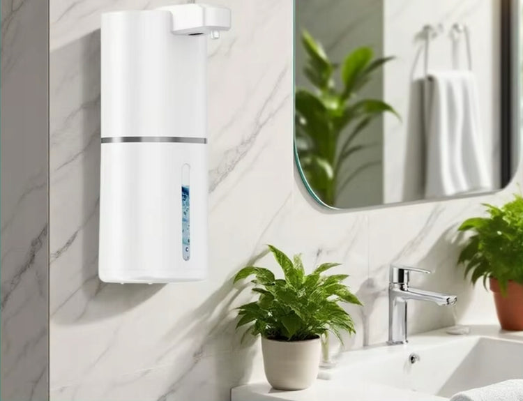 Bekontaktis automatinis putojančio muilo dozatorius, 380 ml, USB