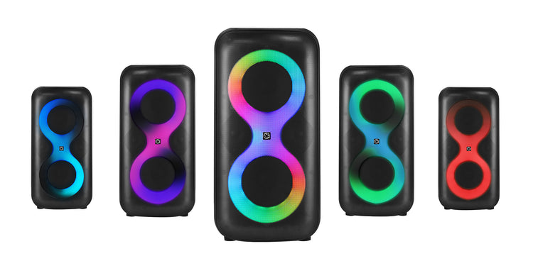Karaoke Bluetooth kolonėlė „Manta ERIS“, 100 W, su mikrofonu ir pultu