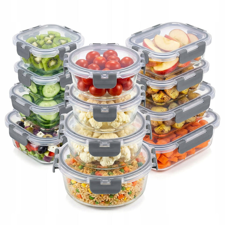 Stiklinių maisto indų rinkinys „Gockowiak“, 12 vnt., 6,72 l