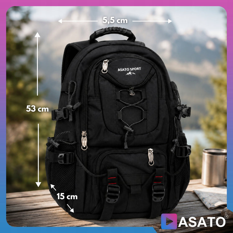 Turistinė kuprinė su skyriumi nešiojamajam kompiuteriui, 50 l