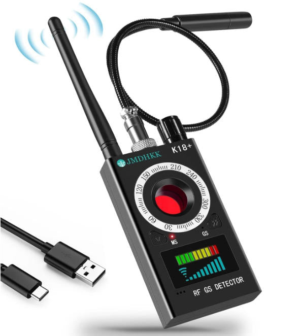 Pasiklausymo įrangos ir GPS sekiklių detektorius „Ineotronic DM-K18“, GSM / LTE / Wi-Fi