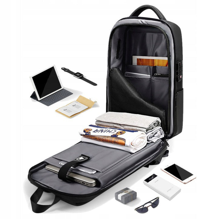 Kuprinė nešiojamajam kompiuteriui su apsauga nuo vagių „Mozos PM37“ 15,6“, TSA, USB