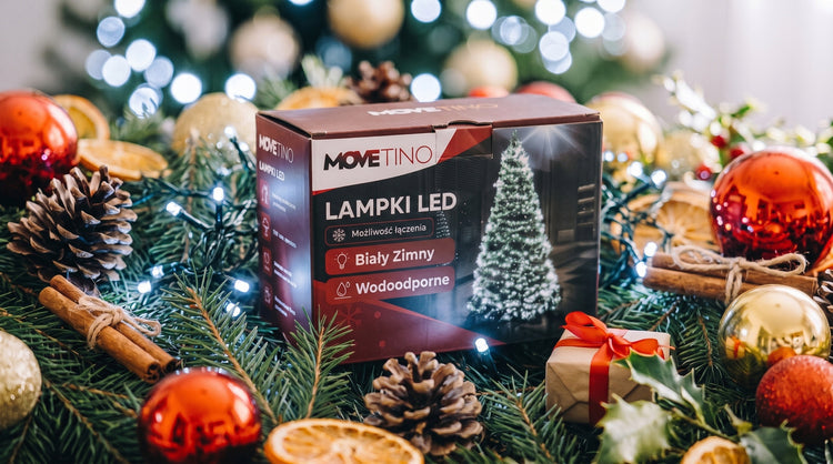 Kalėdinė girlianda 500 LED, 32,7 m, šaltai balta, 8 režimai