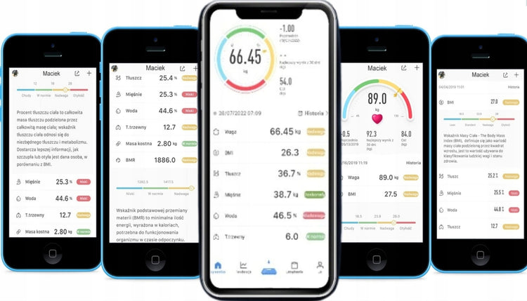 Išmaniosios analitinės svarstyklės „KREOleo“ su Bluetooth, 31 parametras, iki 180 kg