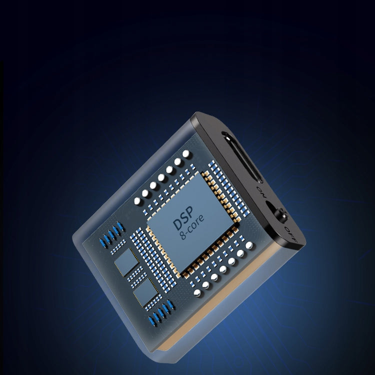 Mini diktofonas-pakabukas „MBG Line Q8“, 16 GB, su balso aktyvacija ir magnetu