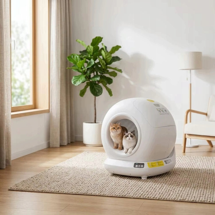 Automatinė savaime besivalanti katės kraiko dėžė 78 l su Wi-Fi