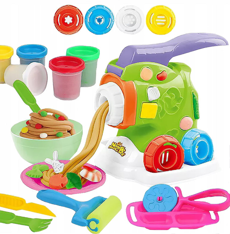 Plastilino rinkinys su tortų ir makaronų mašinėle „click4TOYS“