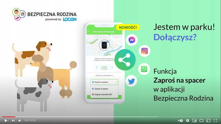 GPS lokatorius šunims ir katėms „Locon Dog“, vandeniui atsparus